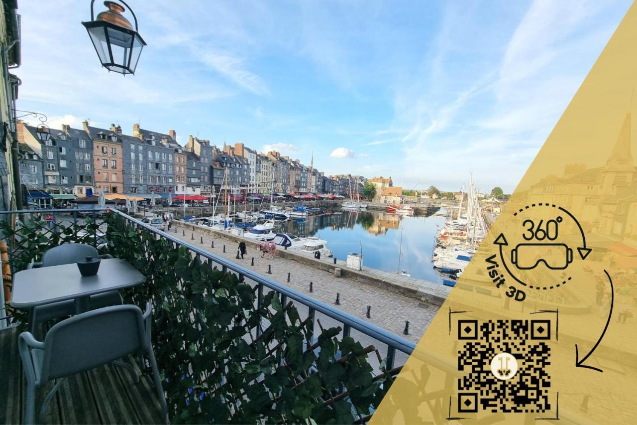 Apartament Le Balcon Du Port Honfleur Zewnętrze zdjęcie