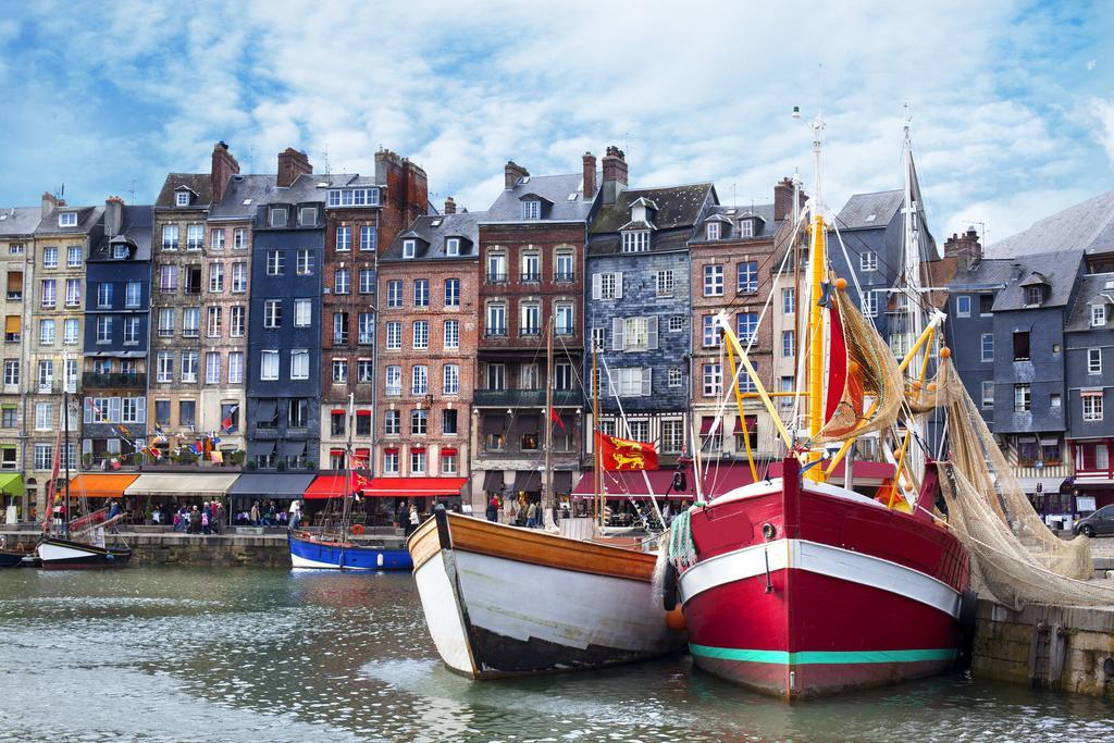 Apartament Le Balcon Du Port Honfleur Zewnętrze zdjęcie